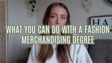 what can i do with a fashion merchandising degree.